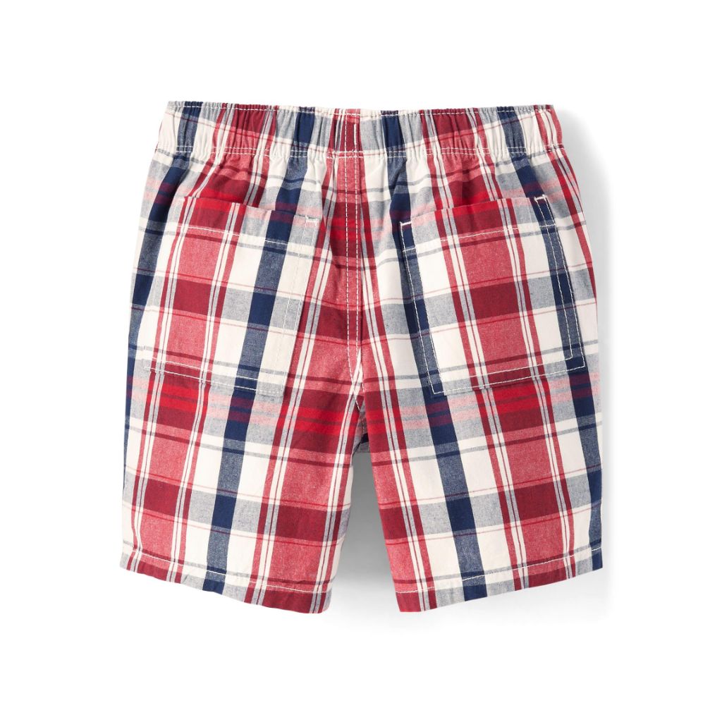 Gymboree,Boys,and Toddler Pull On Shorts, 4T Amber Plaid