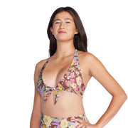 Swimsuit Bikini Top V-Neck Halter, Medium