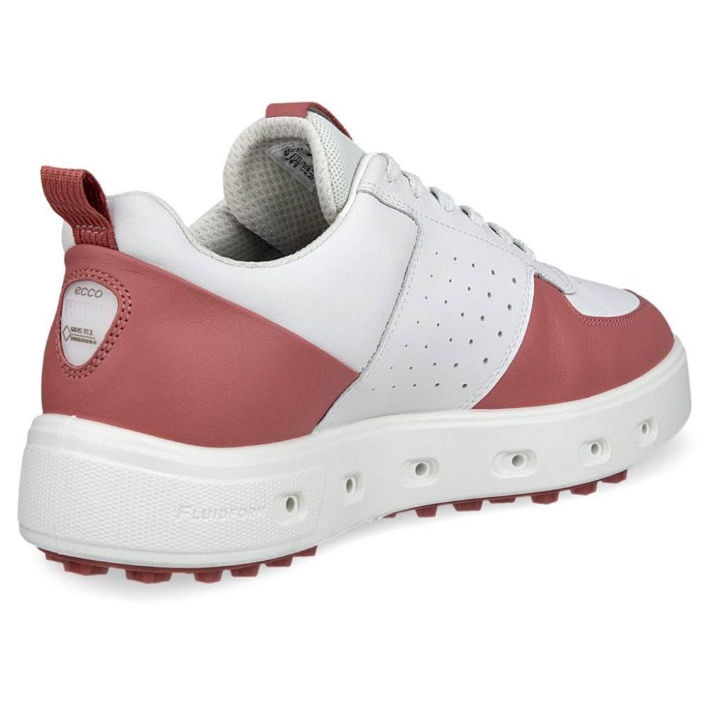 ECCO Women's Street 720 Gore-Tex Waterproof, White/Petal - size 11-11.5