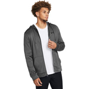 Under Armour Men's Fleece Full Zip Hoodie, Castlerock/Black, Small