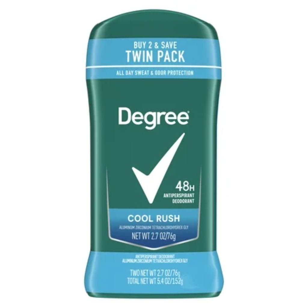 Degree Men Original Antiperspirant Deodorant - Cool Rush, 2.7oz (Twin Pack)