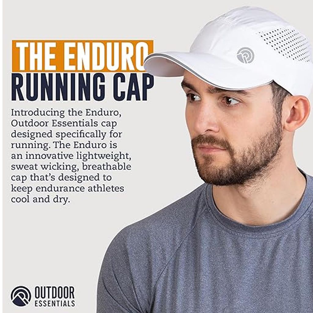 Outdoor Essentials Running Hat - White