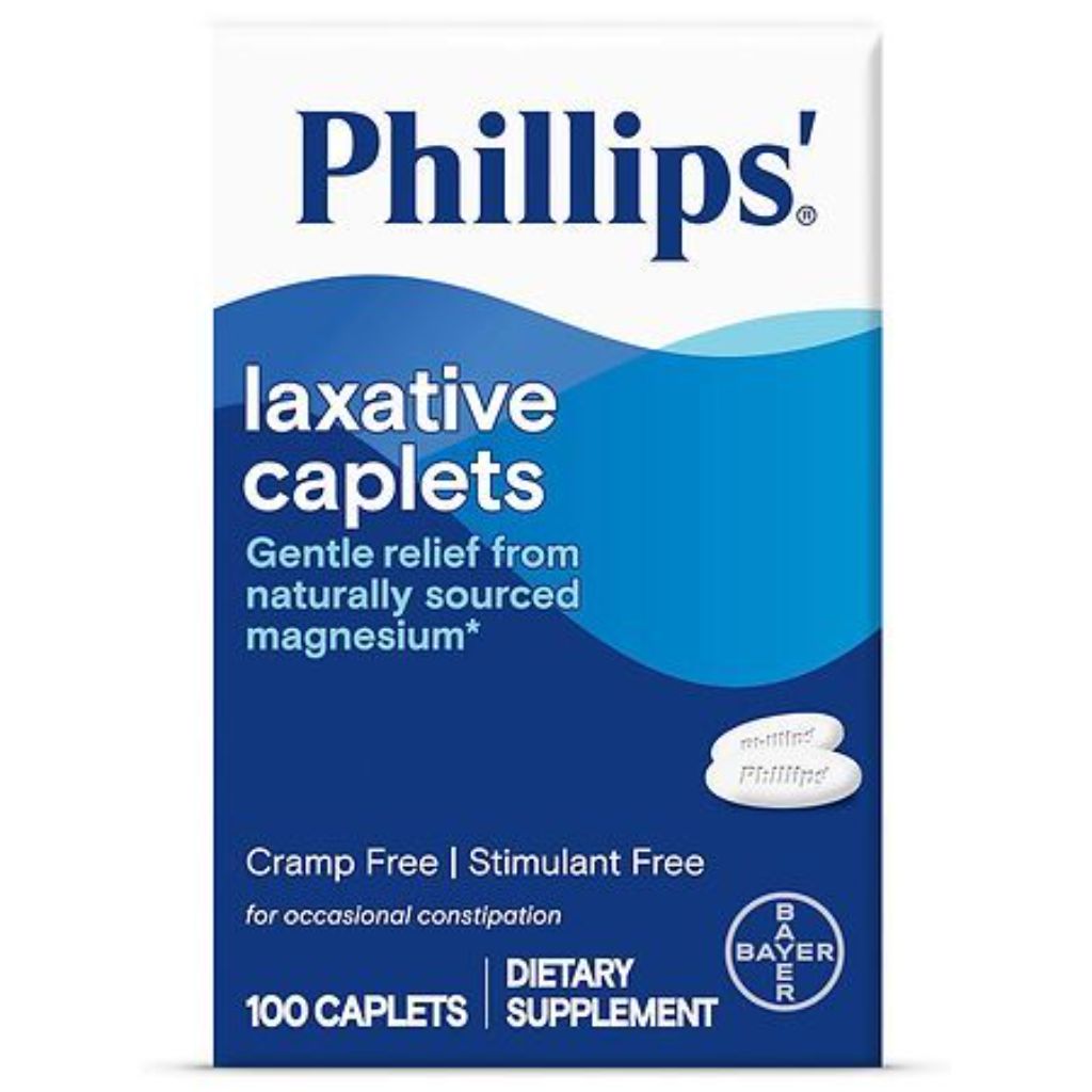 Phillips  Laxative Dietary Supplement Caplets  100 Count