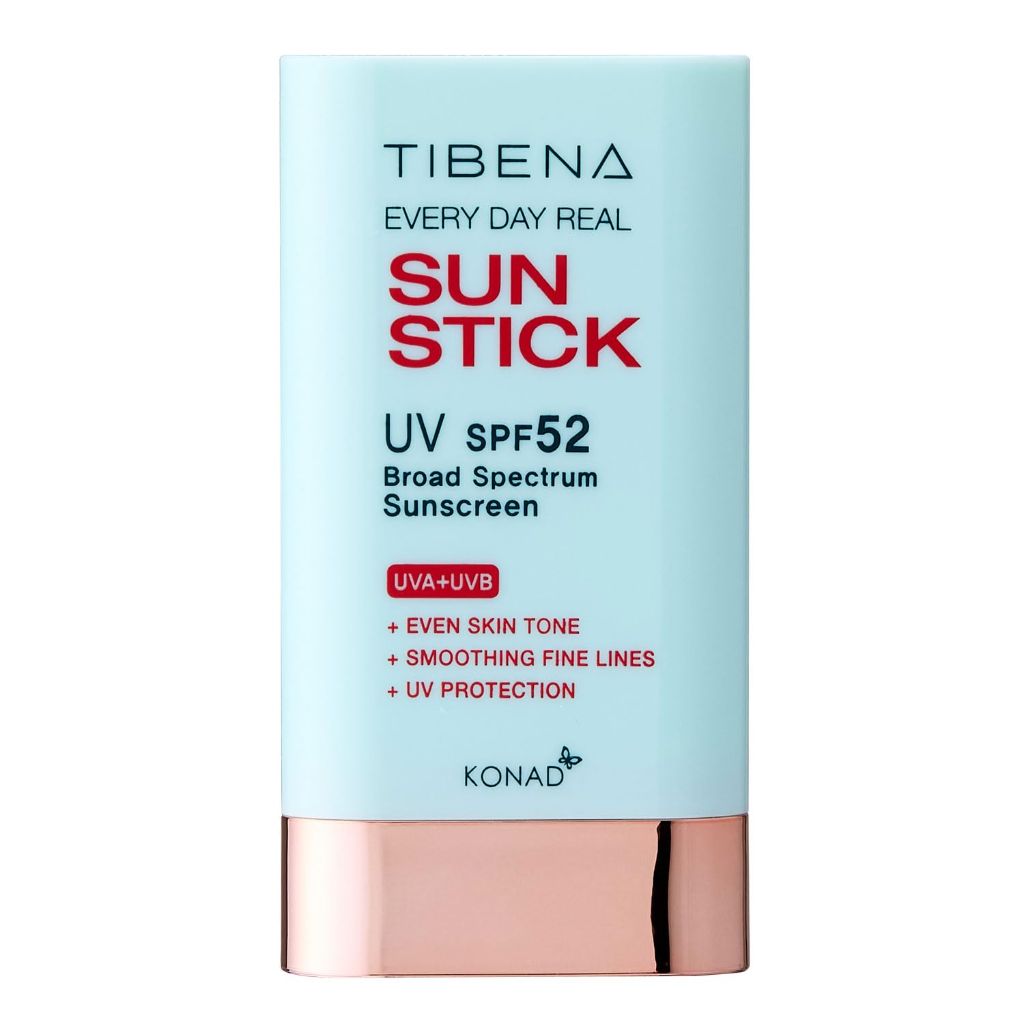 TIBENA Everyday Real Sunscreen Stick SPF 52 - Broad Spectrum UV Protection 20g
