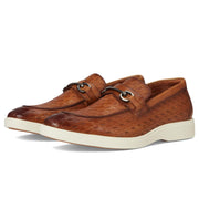 Stacy Adams Men's Salyer Moc Toe Slip On,TAN,8M