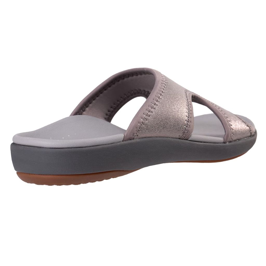 SZ 8 WD, REVITALIGN Women's Brook Metallic, Pewter
