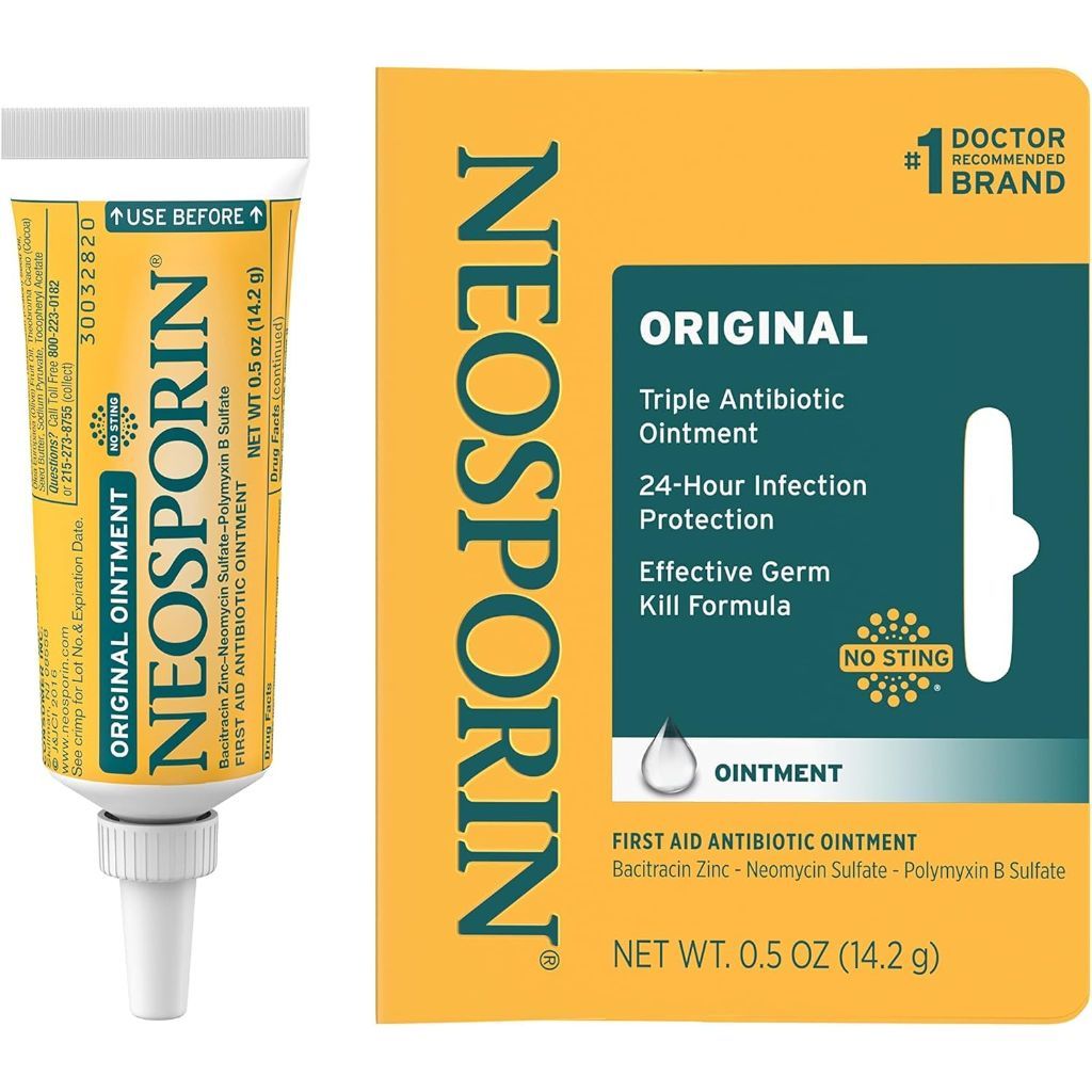 Neosporin Original First Aid Antibiotic Ointment with Bacitracin Zinc for Infection Protection, 5 oz