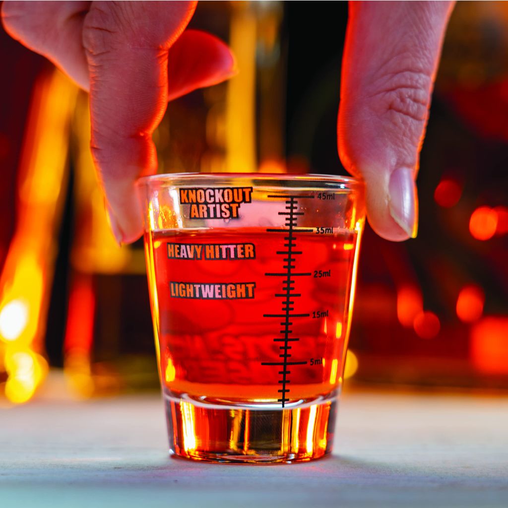 Funny Shot Glasses Gifts Set (6 Glasses)