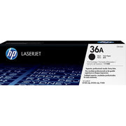 HP 36A Black Standard Yield Toner Cartridge, Prints Up to 2,000 Pages (CB436A)
