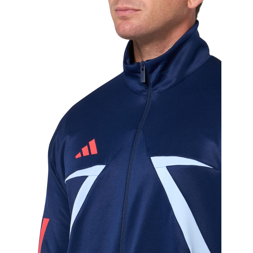 Adidas Men's House of Tiro Nations Pack Sportswear Track Top, Dark Blue/Blue/Semi Lucid Red, X-Small