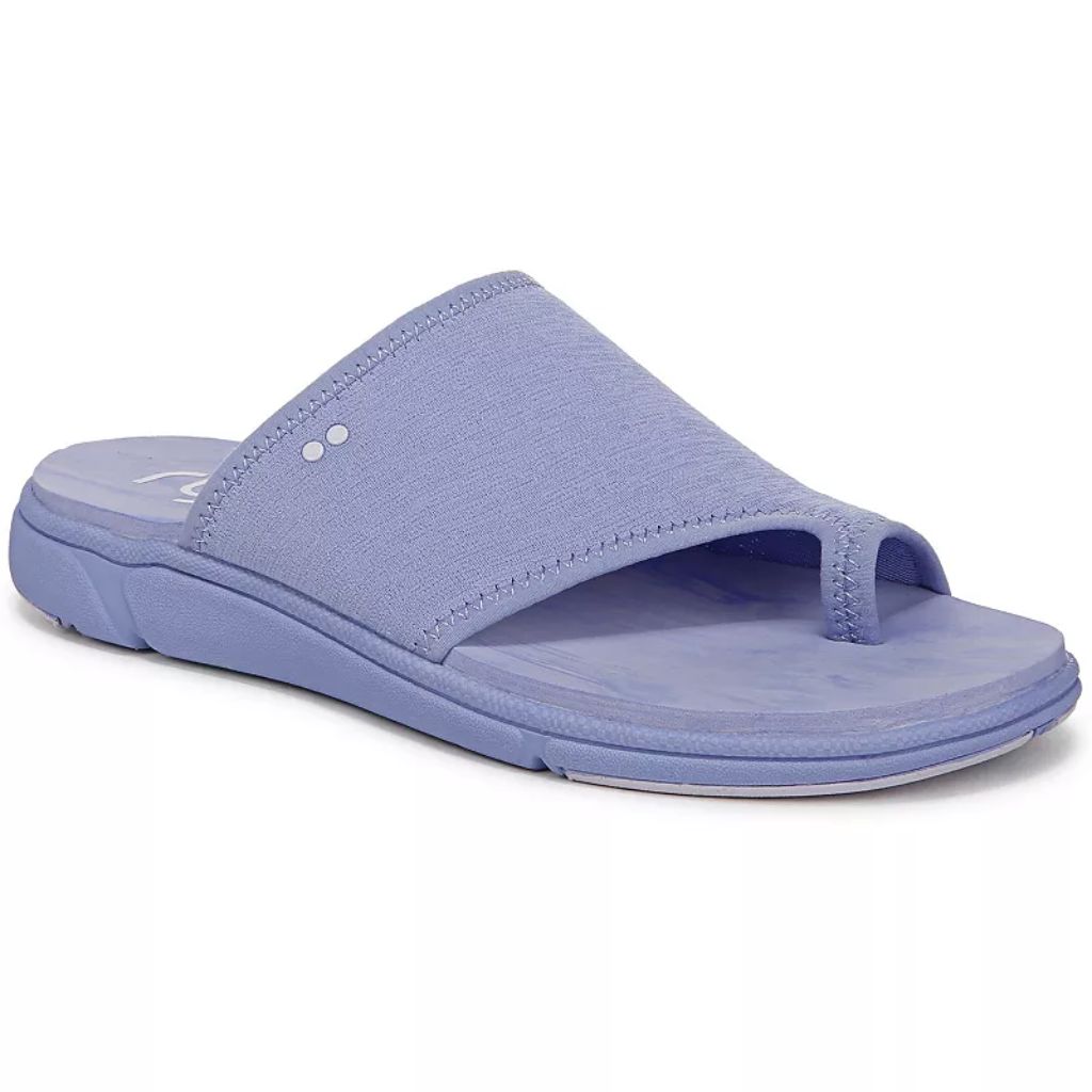 Ryka Margo Slide Women's Slide Sandals, Size: 6.5 Wide, Wildflower Blue