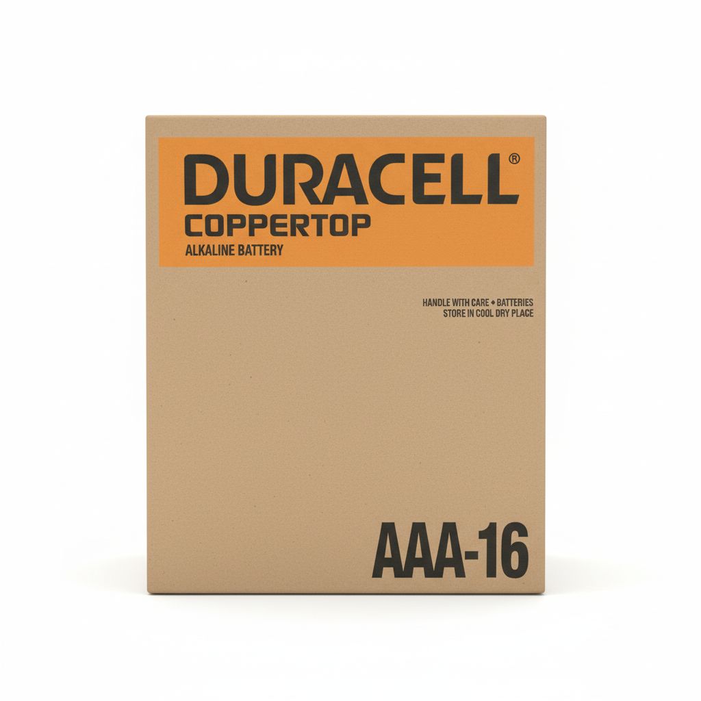 Duracell AAA Batteries, 20 Packs Of 16 = Total 320 Batteries Exp
