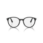 Persol Unisex PO3350S 8261 Transition Sunglasses - Black/Silver/Green, 50 mm