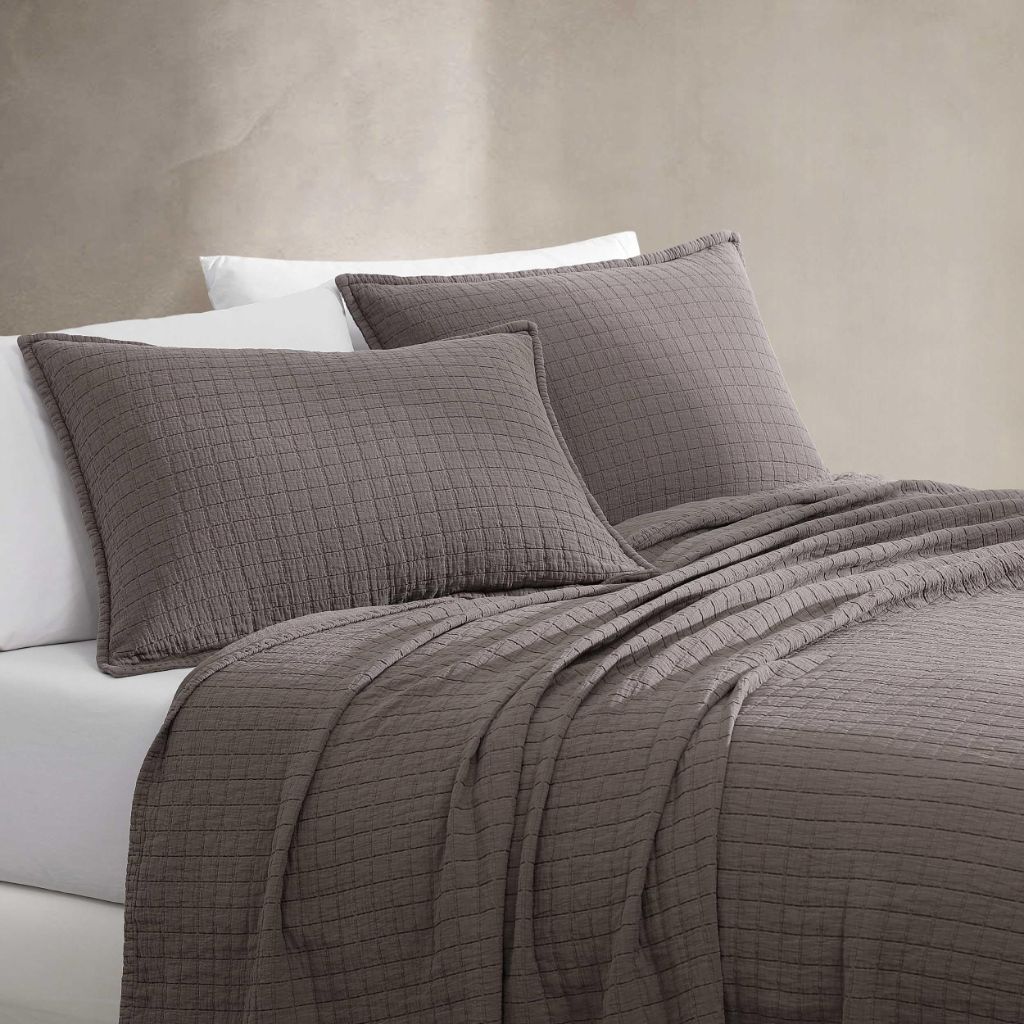 Calvin Klein - King Sham Set, Plum, 2-Piece