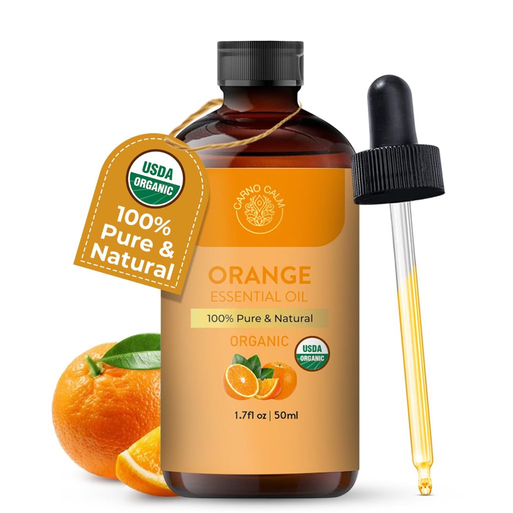 Carno Calm Organic Sweet Orange Essential Oil 50 Ml   | 1.7 fl. oz