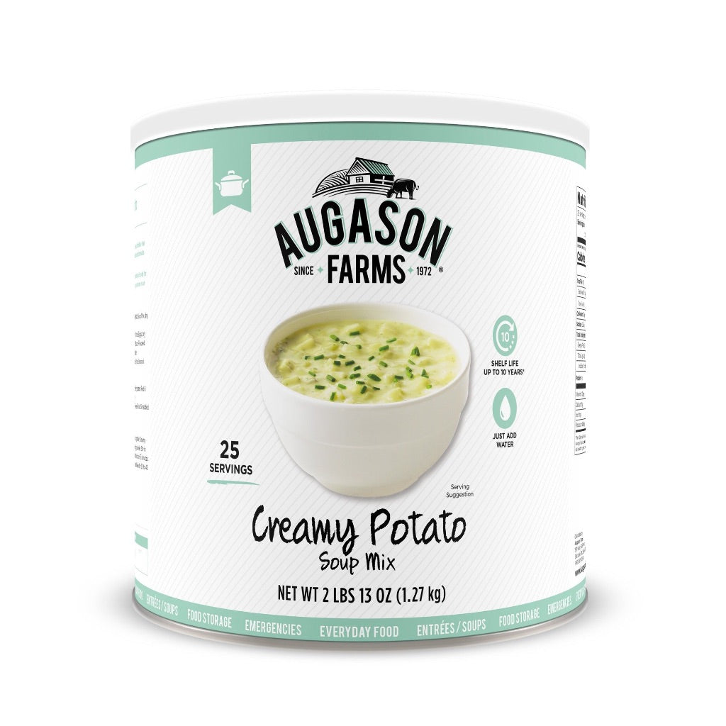 Augason Farms Creamy Potato Soup Mix, Emergency Food Supply, 2lb 12 oz (36 Servings)
