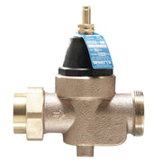 Watts LFN45B Series 1" Lead-Free Cast Copper Silicon Alloy Water Pressure Reducing Valve, NPT Thread Union Inlet x NPT Female Outlet, Elastomer Disc, Adjustable Pressure 25 to 75 psi, Maximum 400 psi