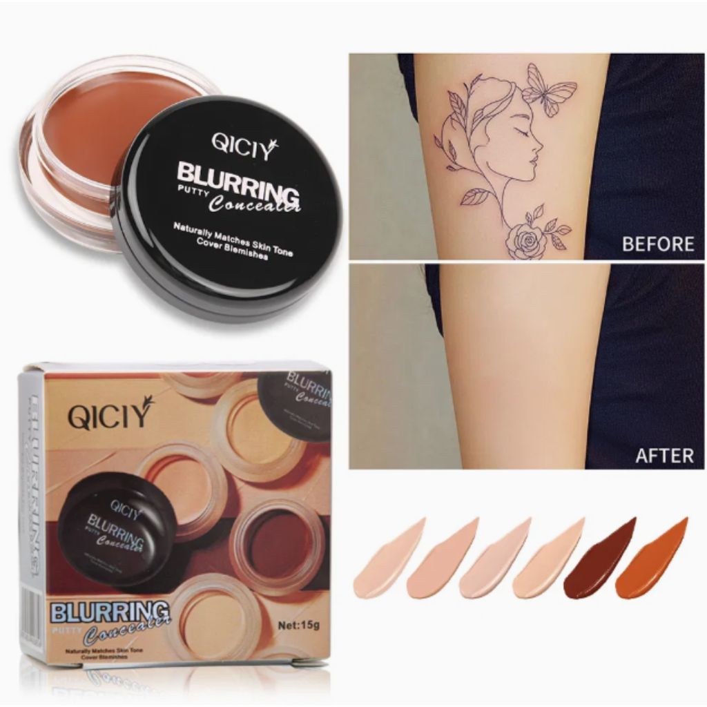 Qiciy Cream Blurring Putty Concealer, Full-Coverage - #2
