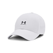 Under Armour Men's Iso-Chill ArmourVent Stretch Fit Hat, (100) White / / Castlerock, Large/X-Large