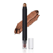 Dual-Ended Eyeshadow Stick, Waterproof Creamy Powder Shadow for Highlight and Contour, Long-Lasting Smudge-Proof, Vegan, Easy Blendable, 0.17 Oz (6#, 1 Count (Pack of 1))