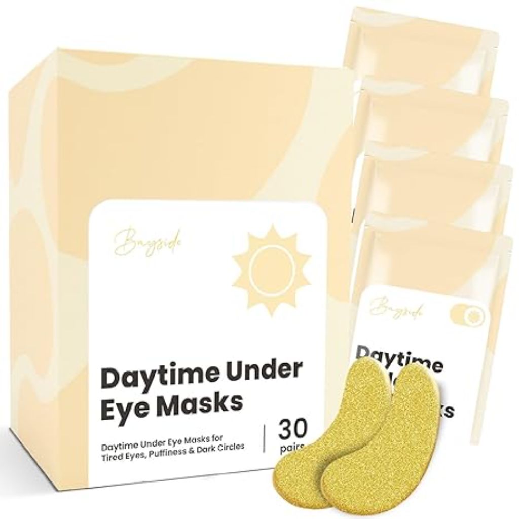 Bayside Daytime Under Eye Patches for Puffy Eyes and Dark Circles, 30 Pairs