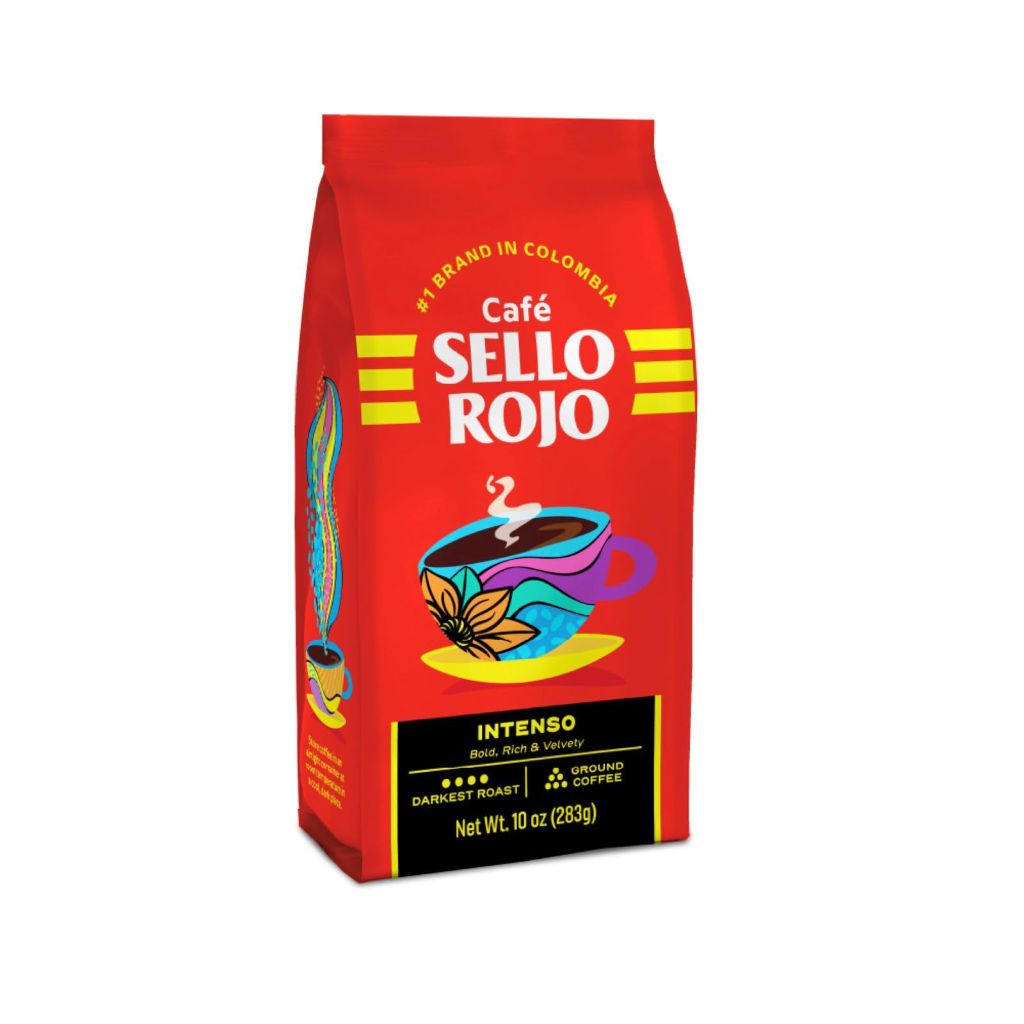 Cafe Sello Rojo Intenso Darkest Roast Ground Coffee, 10 oz