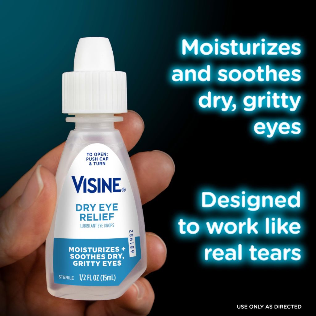 Visine Red Eye Total Comfort Multi Symptom All-in-One Astringent, Multipack (2) - 15mL each