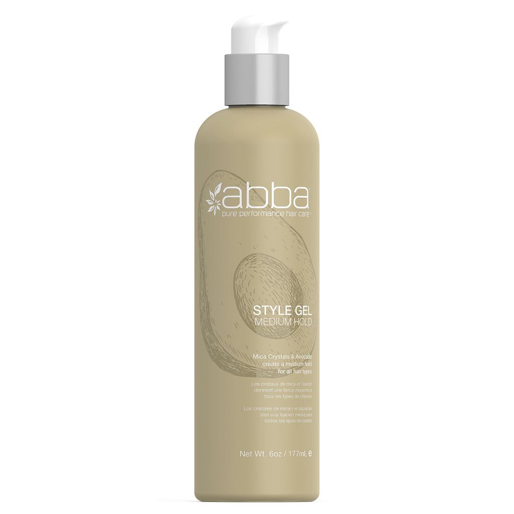 ABBA - Pure Style Gel Medium Hold – Mica Crystals & Avocado, 6 fl oz