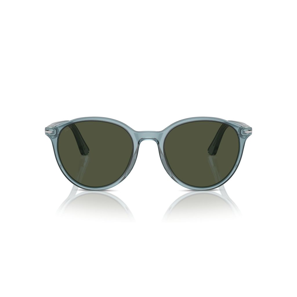 Persol PO3350S 6491 Sunglasses - Havana/Green, 55 mm