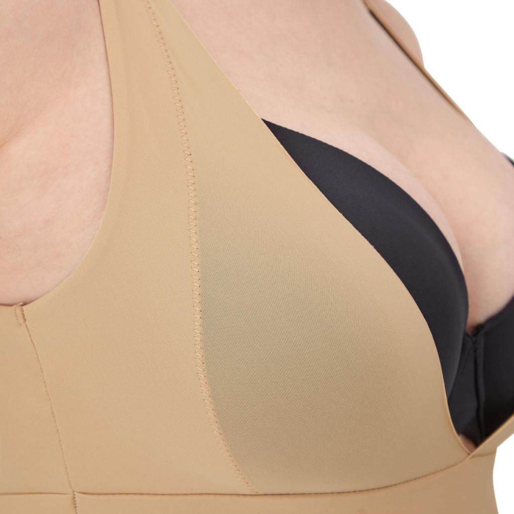 Maidenform Women's Open Bust Body Shaper (Firm) - Beige, X-Large