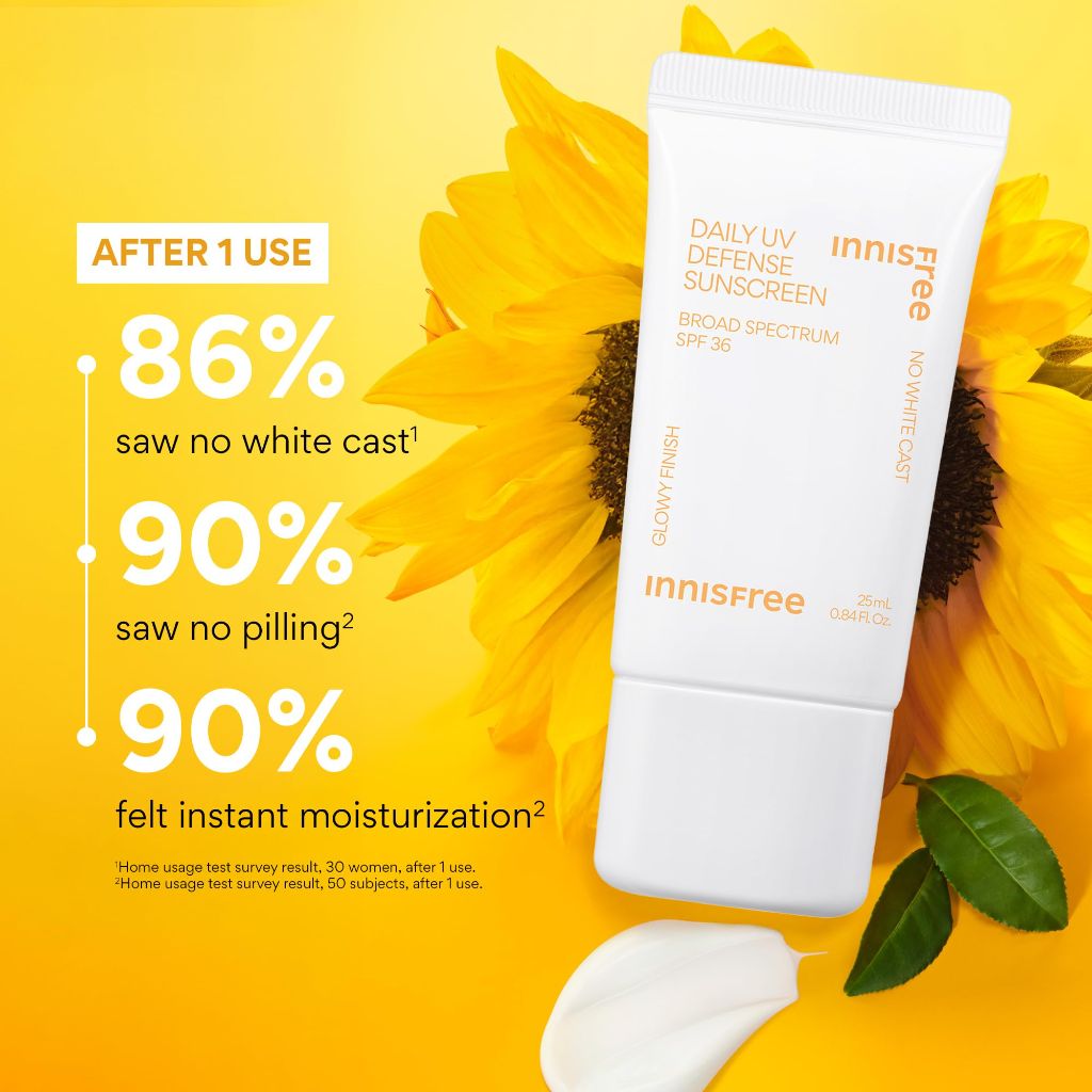 Innisfree Daily UV Defense SPF 36 – Korean Face Sunscreen