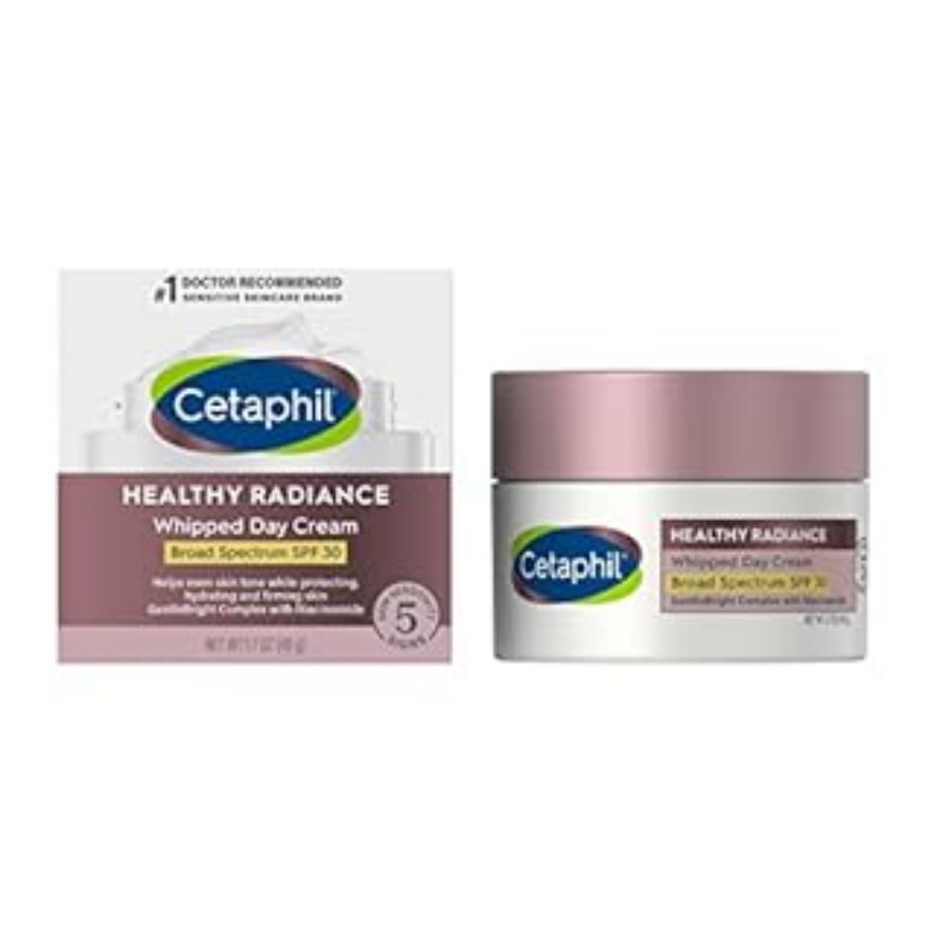 Cetaphil Healthy Radiance Whipped Day Cream with SPF 30  1.7oz  Visibly Reduces Dark Spots