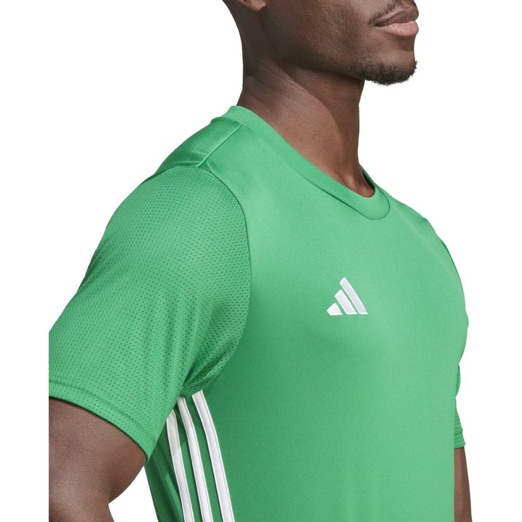 adidas Men's Tabela 23 Jersey - Team Green/White, XL Tall +3"