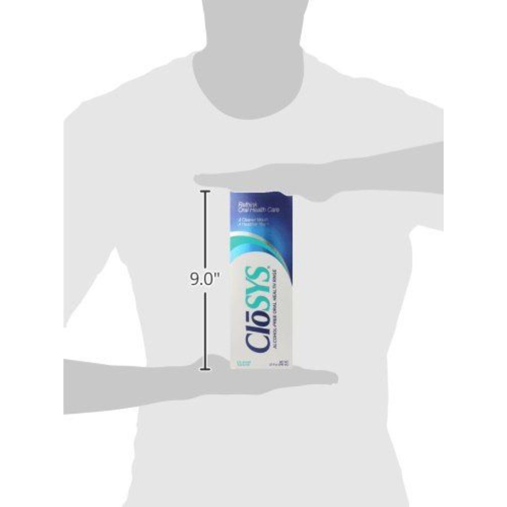 CloSYS Ultra Sensitive Mouthwash  32 Ounce (Pack of 2)  Unflavored (Optional Flavor Dropper Included)  Alcohol Free  Dye Free  PH Balanced  Helps Soot