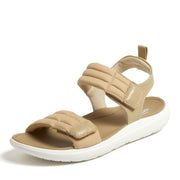 Dearfooms Women's Thea Nylon Sandal, Khaki, Size 11