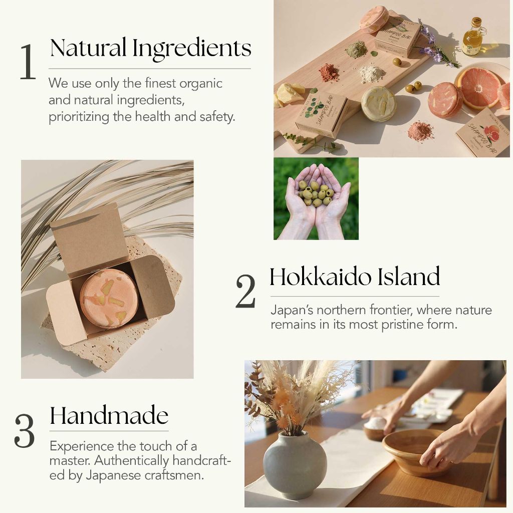 IIBESA Japanese Rice Water Shampoo Bar - Eucalyptus
