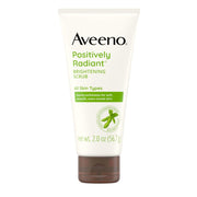 Aveeno Positively Radiant Skin Brightening Exfoliating Daily Facial Scrub, Travel Size, 2 oz