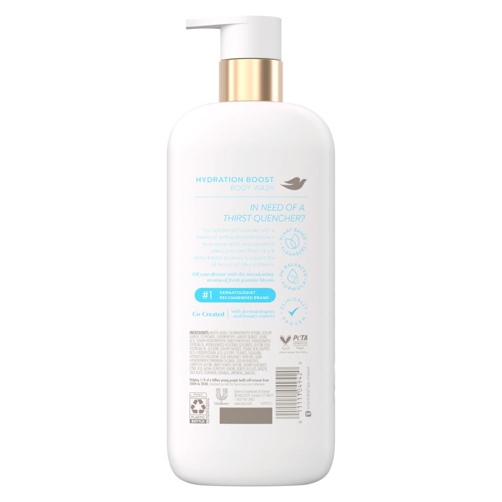 Dove Serum Body Wash Hydration Boost 18.5 Fl Oz