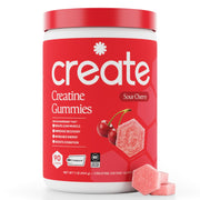 Create Creatine Monohydrate Gummies, 90 gummies (Sour Cherry)