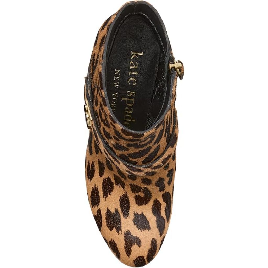 kate spade new york Women's Dakota Zip Up Heeled Bootie - Tobacco Multi, Size 8.5