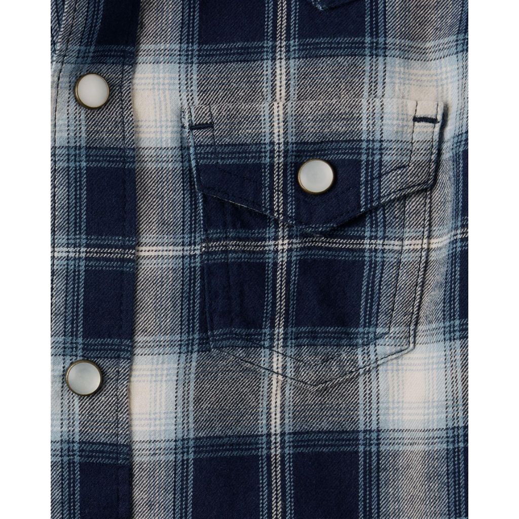 Gymboree, Toddler Long Sleeve Plaid Button Up ,Tidal Size 8