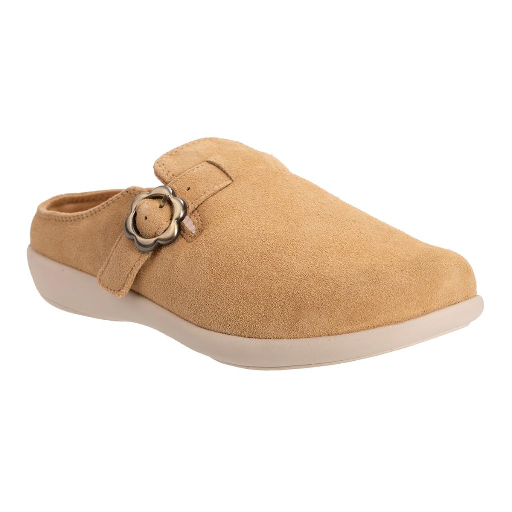 Revitalign Women's Solaire Suede, Tan - size 12B