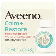 Aveeno Calm + Restore Redness Relief Moisturizing Cream for Sensitive Skin - Fragrance Free - 1.7 fl oz