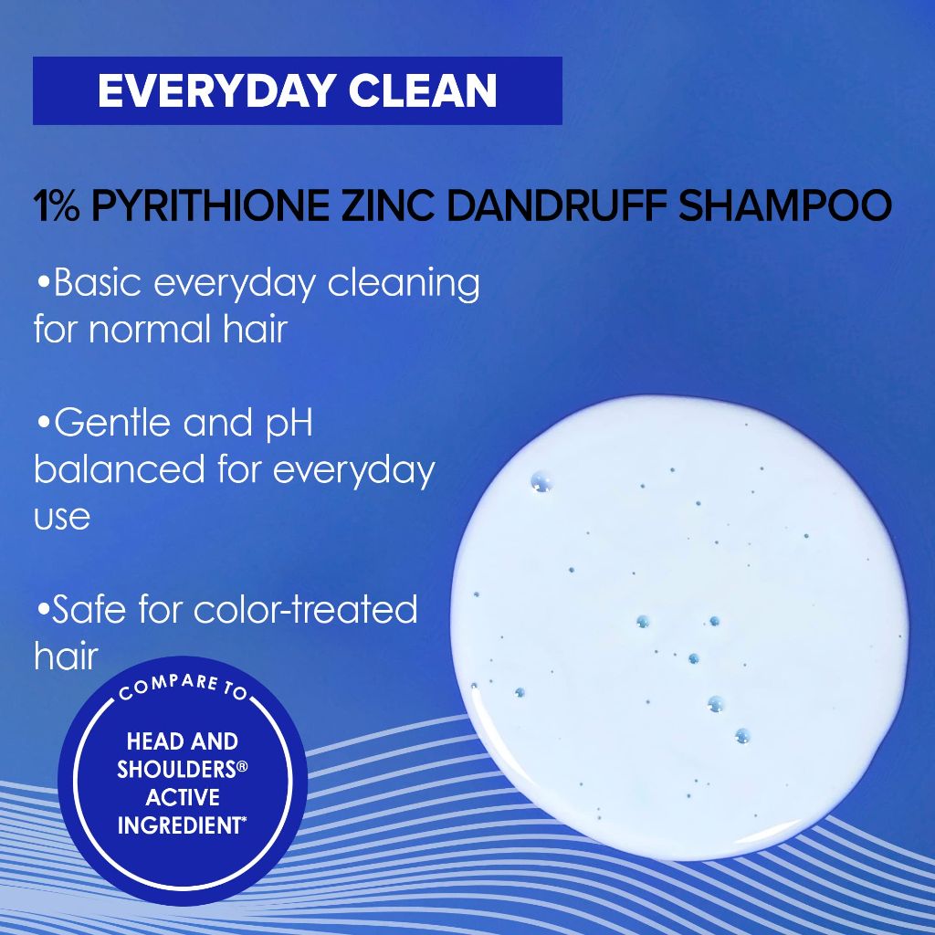 True+Real Classic Everyday Clean Anti-Dandruff Shampoo, 14.2 Fl Oz