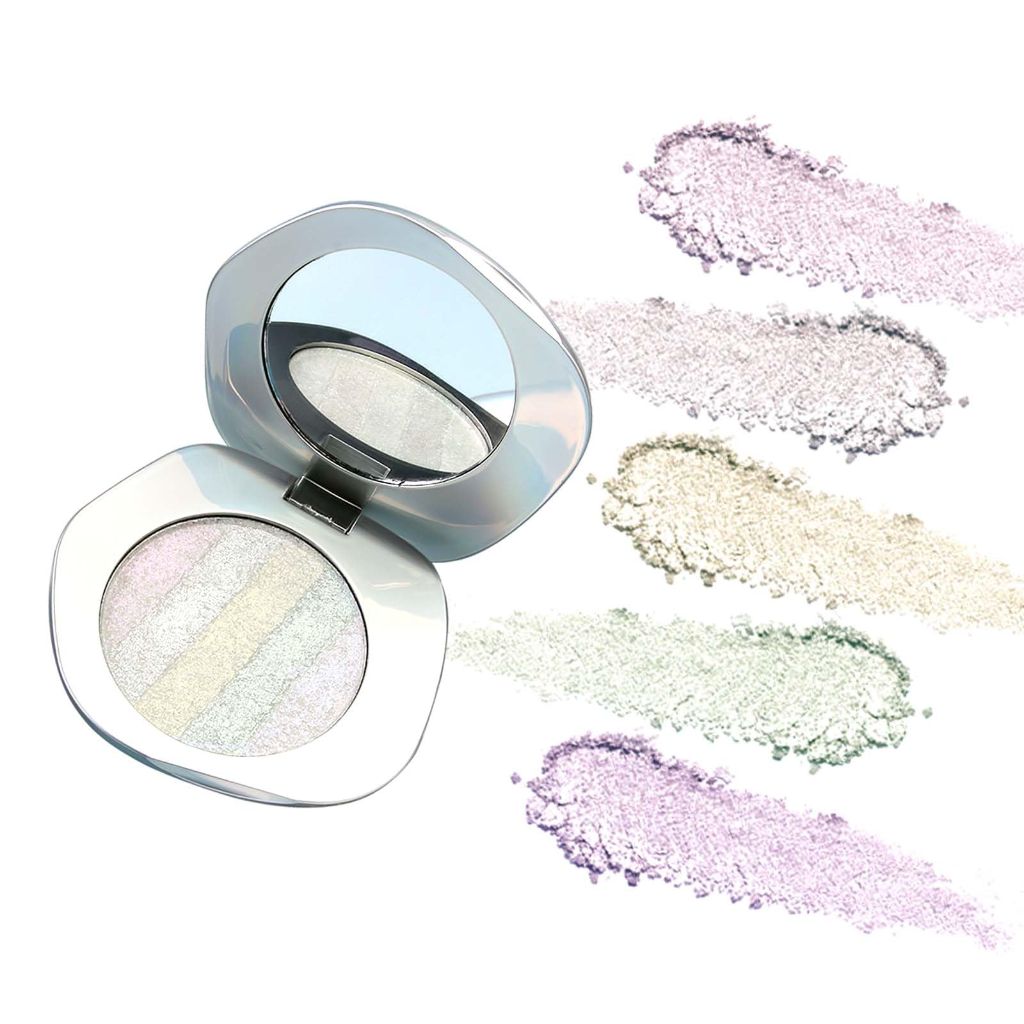 Face Highlighting Powder Glitter Eyeshadow Makeup Shimmer Palette