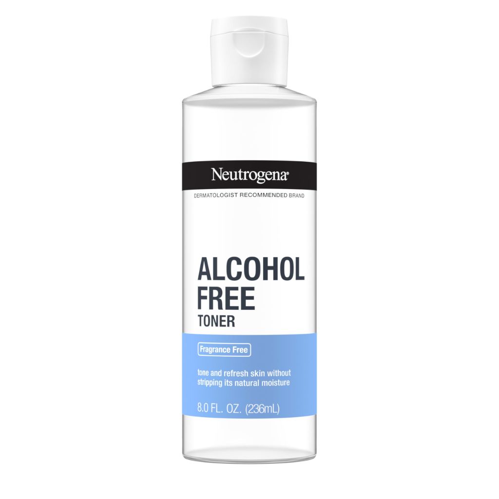 Neutrogena Alcohol-Free Gentle Daily Facial Toner, Fragrance-Free to Tone & Refresh Skin, 8 fl. oz