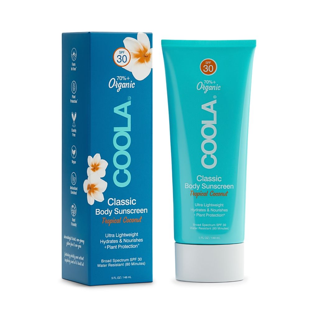 Coola Suncare Classic Body Sunscreen SPF30  Tropical Coconut  5 oz
