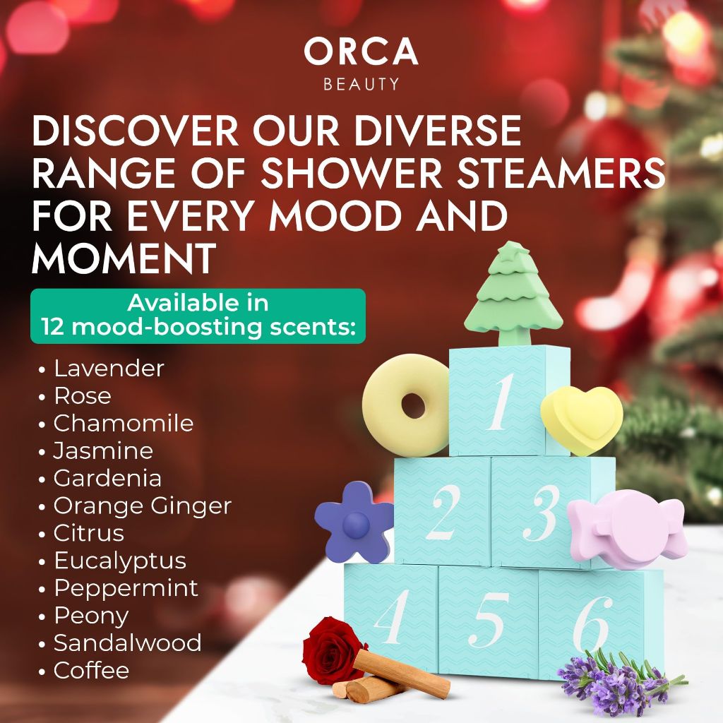 Shower Steamers Aromatherapy - Shower Bombs, Unique Spa Gifts Shower Tablets (Advent Calendar 2025)