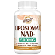 Caenciennes Liposomal NAD+ 500 MG Supplement, True NAD Plus Supplement, Superior Absorption, Boost NAD ( 60 Softgels)