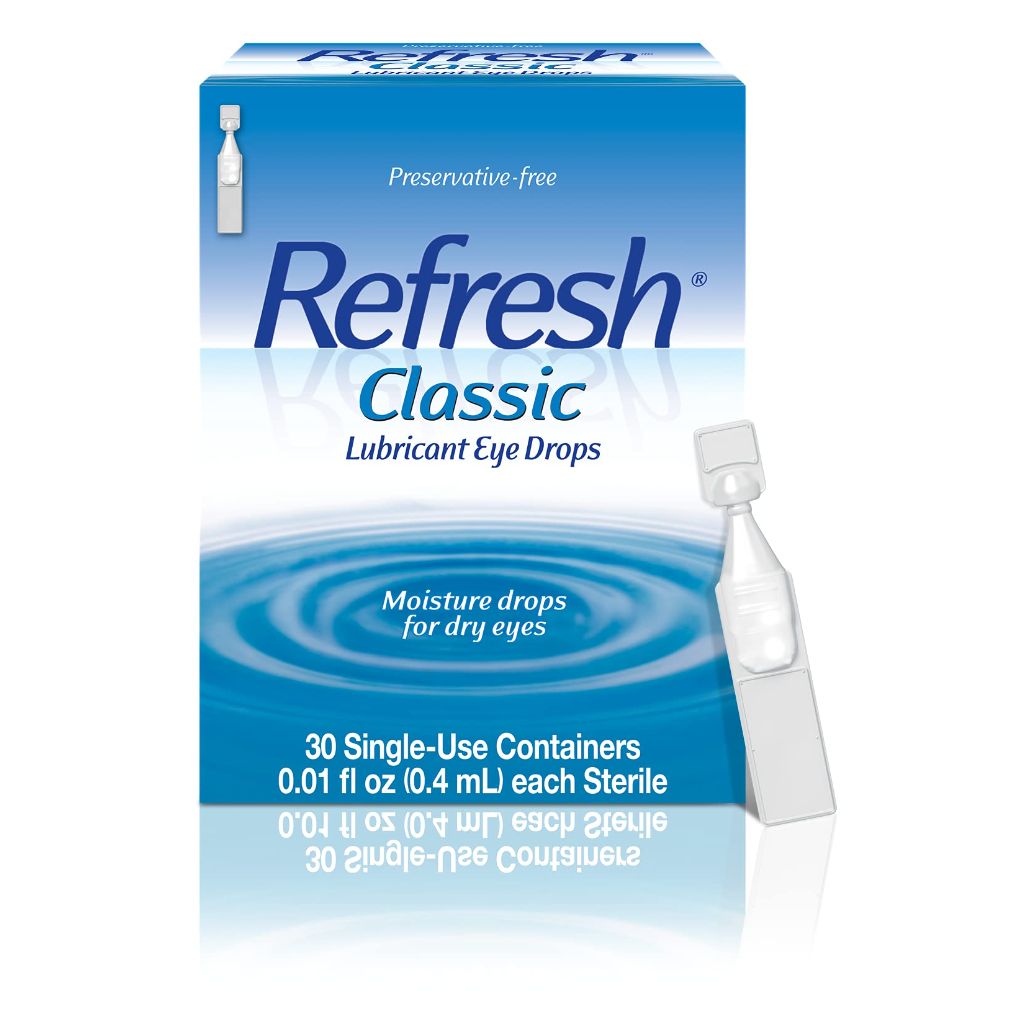 Refresh Classic Lubricant Eye Drops, 0.01 fl. oz.  Single-Use Containers - 30ct